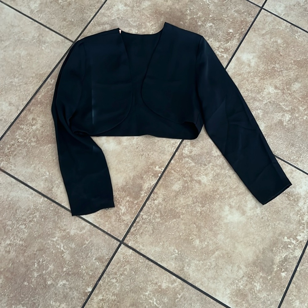 Vintage long sleeve cropped cardigan